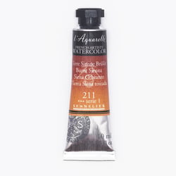 Aquarelle extra fine Sennelier en tube 10 ml - série 1 Terre Sienne Brûlée  