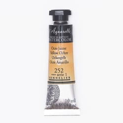 Aquarelle extra fine Sennelier en tube 10 ml - série 1 Ocre Jaune   