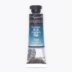 Aquarelle extra fine Sennelier en tube 10 ml - série 1 Bleu Indigo   