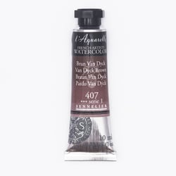Aquarelle extra fine Sennelier en tube 10 ml - série 1 Brun Van Dyck  