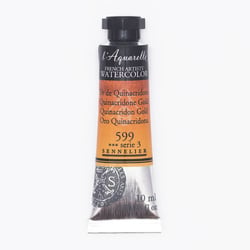Aquarelle extra fine Sennelier en tube 10 ml - série 3  Or de Quinacridone  