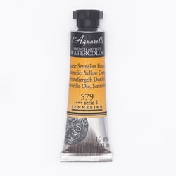 Aquarelle extra fine Sennelier en tube 10 ml - série 1 Jaune Sennelier Foncé  