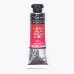 Aquarelle extra fine Sennelier en tube 10 ml - série 2 Rouge Hélios   