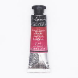 Aquarelle extra fine Sennelier en tube 10 ml - série 3  Rouge Carmin   