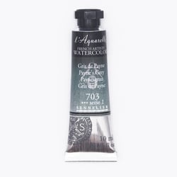 Aquarelle extra fine Sennelier en tube 10 ml - série 1 Gris de Payne  