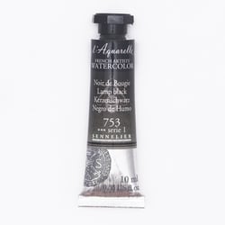 Aquarelle extra fine Sennelier en tube 10 ml - série 1 Noir de Bougie  