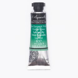 Aquarelle extra fine Sennelier en tube 10 ml - série 3  Vert Emeraude Vérit.  