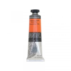 Peinture à l'huile Sennelier - Extra-fine - 40 ml - n°547 Ton jaune de cadmium orange