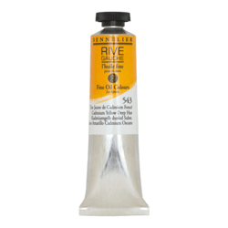 Peinture à l'huile Sennelier Rive Gauche - 40 mL - n°543 Jaune de cadmium foncé