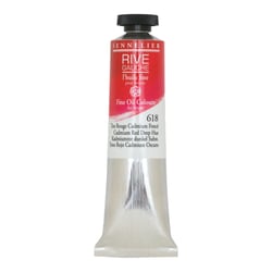 Peinture à l'huile Sennelier Rive Gauche - 40 mL - n°618 Rouge de cadmium foncé