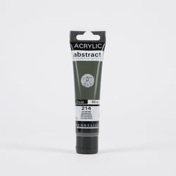 Tube 60 ml de peinture acrylique Sennelier Abstract - Terre verte brûlée n°214