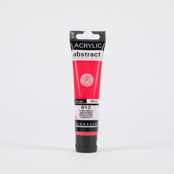 Tube 60 ml de peinture acrylique Sennelier Abstract - Rouge cadmium clair n°613