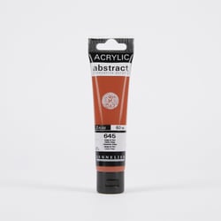 Tube 60 ml de peinture acrylique Sennelier Abstract - Orange de Chine n°645