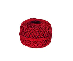 Pelote de fil Rouge métallique 20m