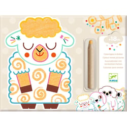 Coloriages à révéler Animaux familiers - Djeco