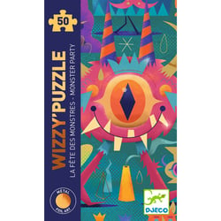 Puzzle 50 pièces Fête des monstres twisty - Djeco