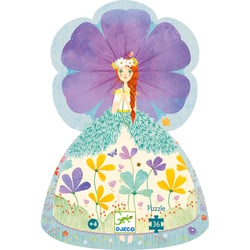La Princesse du Printemps - Puzzle silhouette - 36 pièces - Djeco