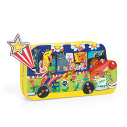 Puzzle le bus arc-en-ciel - 16 pièces - Djeco