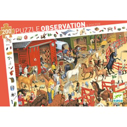 Puzzle Découverte 200 pièces - Équitation - Djeco
