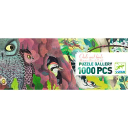 Owls and birds - Puzzle Gallery - 1000 pièces - Djeco