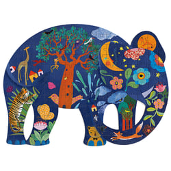 Éléphant - Puzz'art - 150 Pièces - Djeco