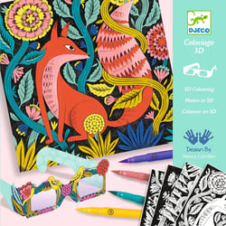 Coloriage 3D : Forêt fantastique - Djeco