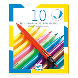 10 feutres pinceaux Pop - Djeco