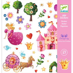 Stickers princesses - Djeco - 160 pièces