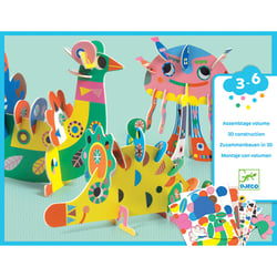 Assemblage volume 3 Animaux 3D - Djeco