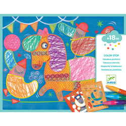 Color stop Fabuleux pochoirs - Djeco