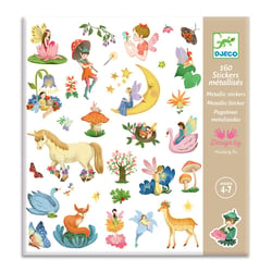 Stickers métallisés - Djeco - 160 pièces