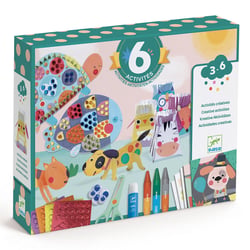 Coffret créatif  Les animaux et leurs maisons - Djeco