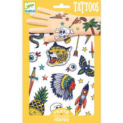Tatouages temporaires : Bang Bang - Djeco -2 planches