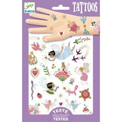 Tatouages temporaires :  Fairy Friends - Djeco  - 2 planches