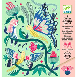 Le jardin fabuleux - Cartes à gratter - Djeco