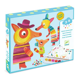 La famille renard - Peindre 3 personnages - Djeco