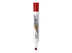 Marqueur effaçable à sec pointe biseautée - BIC - Rouge - Velleda 1791