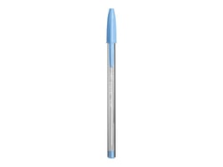 Stylo bille - Turquoise - Cristal Fun - Pointe large - Bic 