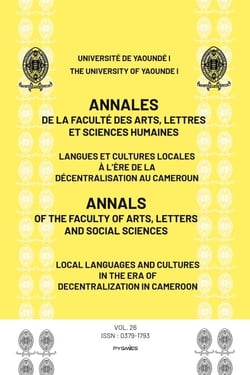 Annales Vol 26 - Langues et cultures locales à l'ère de la décentralisation au Cameroun