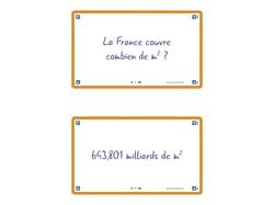 80 flashcards - 7,5 x 12,5 cm - Flash 2.0 Oxford - Uni blanc - cadre orange