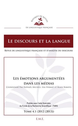 Les émotions argumentées dans les médias - 4.1 - 2012 [2013]