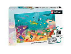 Nathan Puzzle 60 pièces - Les animaux des océans