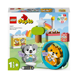 Mes premiers chiot et chaton avec effets sonores - LEGO® DUPLO® Mes 1ers pas - 10977