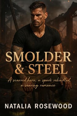 Smolder &amp; Steel: A Scarred Hero, a Spark Rekindled, a Searing Romance - Firefighter Hearts