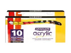 Coffret de peintures acryliques fines Graduate 10 x 38 ml