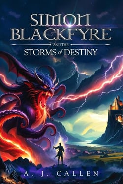 Simon Blackfyre and the Storms of Destiny - The Simon Blackfyre epic fantasy trilogy, #1