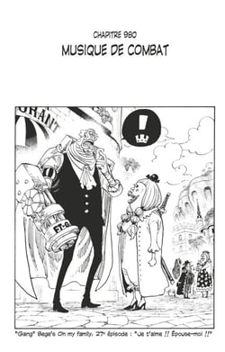 One Piece édition originale - Chapitre 980 - Musique de combat