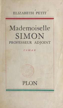 Mademoiselle Simon - Professeur adjoint