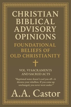 Christian Biblical Advisory Opinions: Foundational Beliefs of Old Christianity - VOL. VI SACRAMENTS AND SACRED ACTS - Foundational Beliefs of Old Christianity, #6