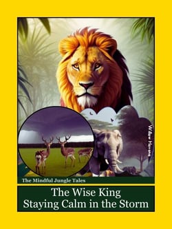 The Wise King, Staying Calm In The Storm - The Mindful Jungle Tales
